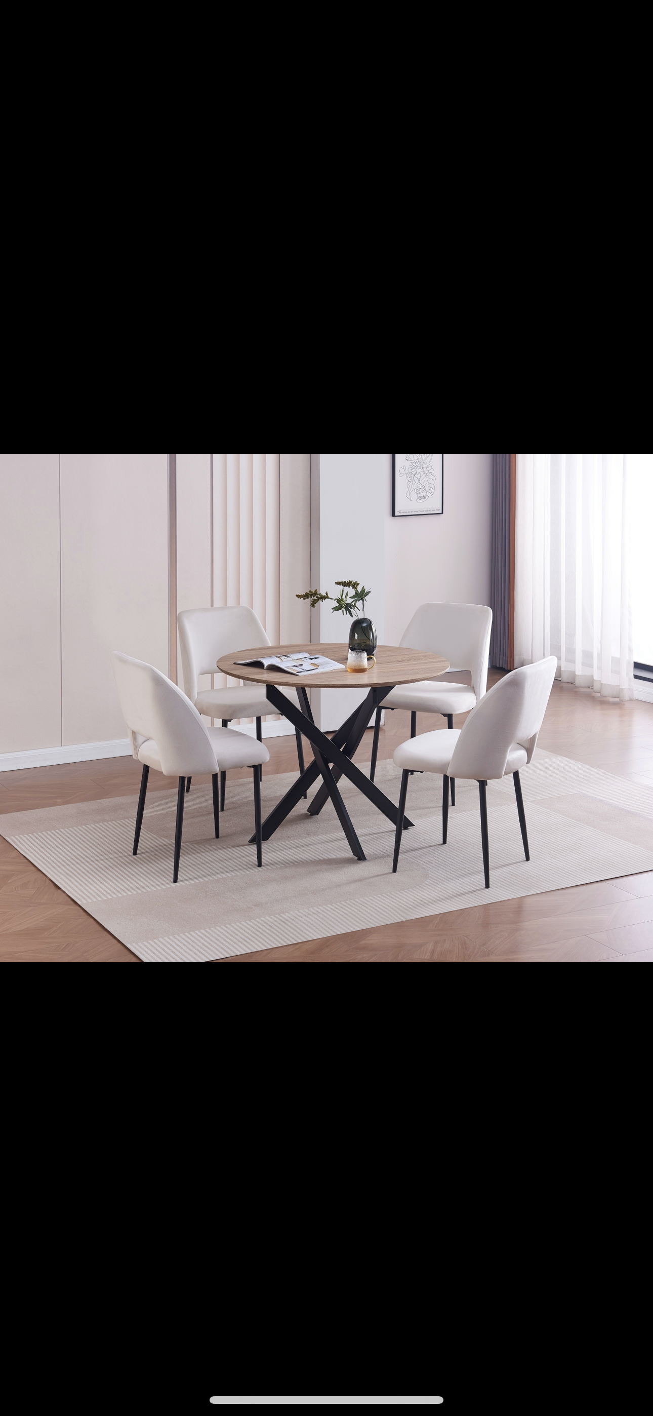 Table à manger Jessica Bois