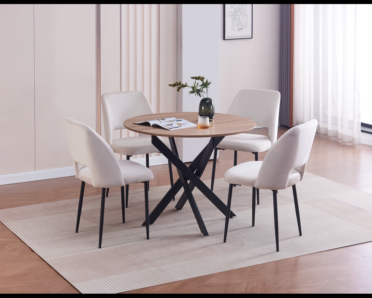 Table à manger Jessica bois