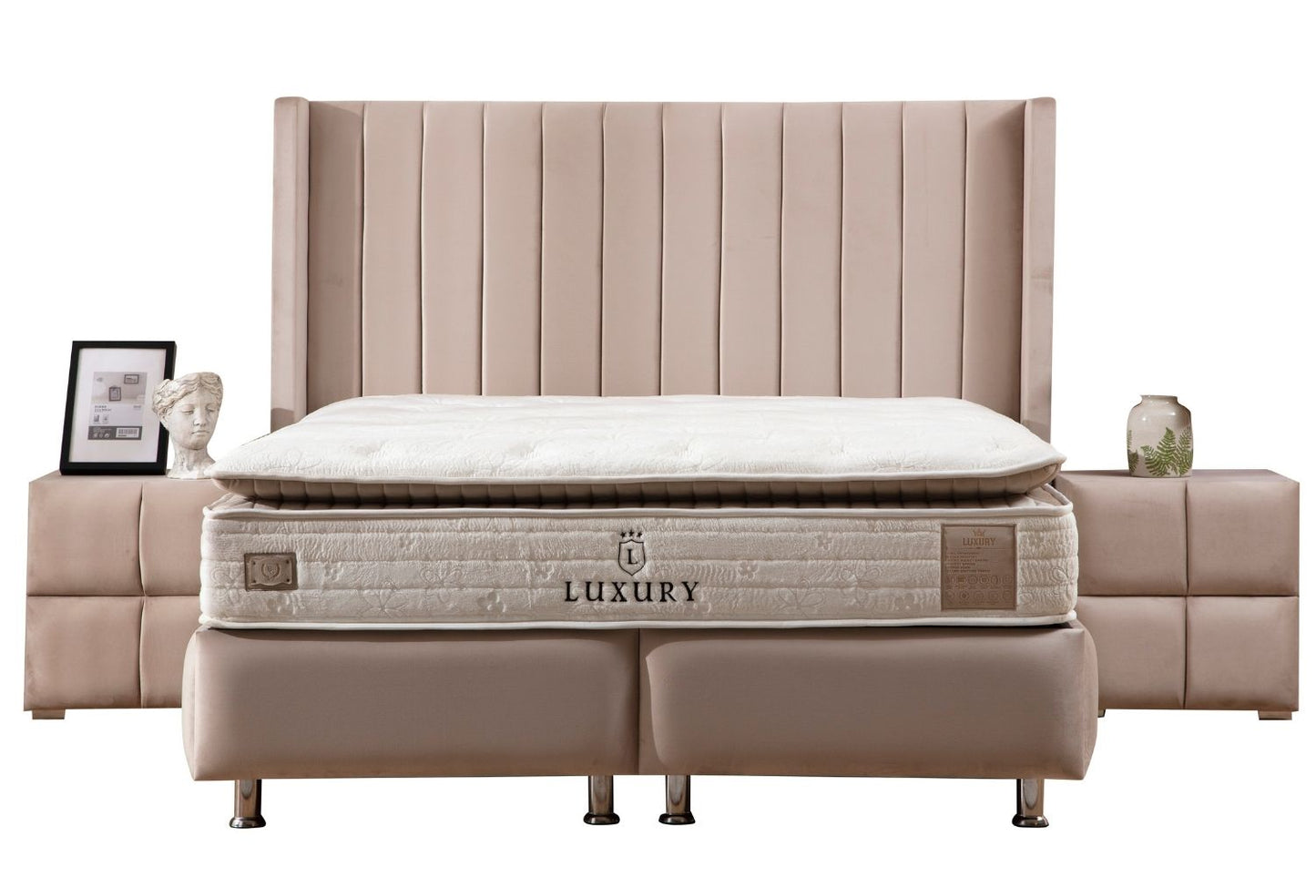 Lit Coffre TOKYO Velours