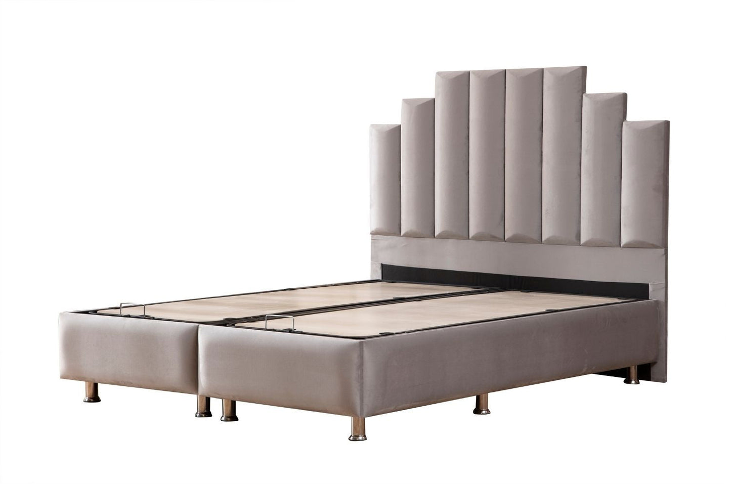 Lit Coffre NATURA Velours