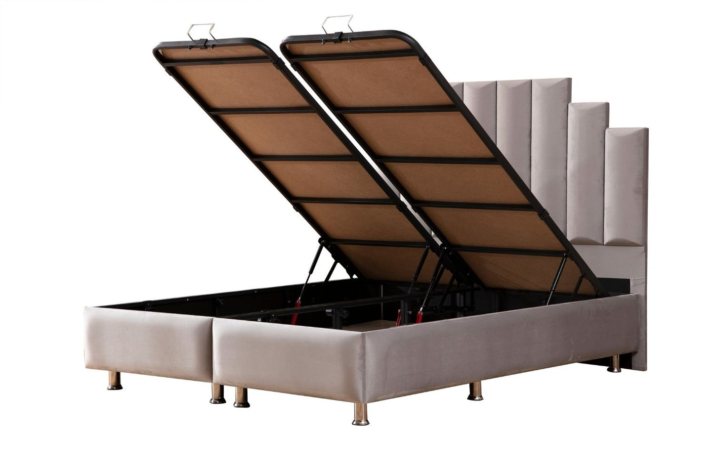 Lit Coffre NATURA Velours