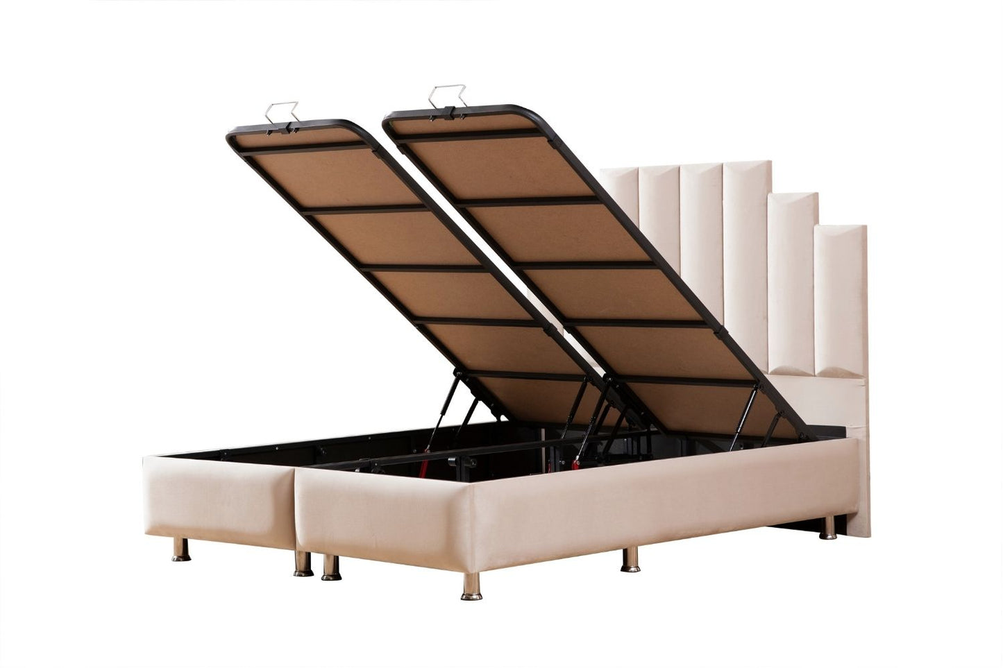 Lit Coffre NATURA Velours