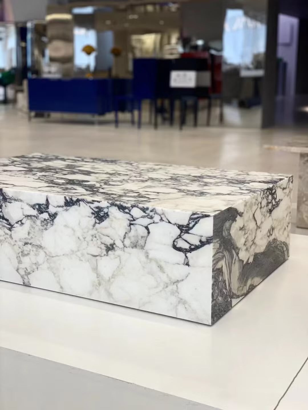 Table basse Bloc Marbre Calacatta