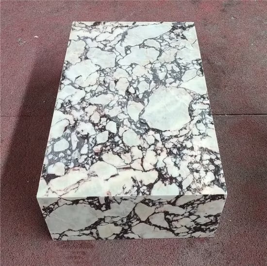 Table basse Bloc Marbre Calacatta