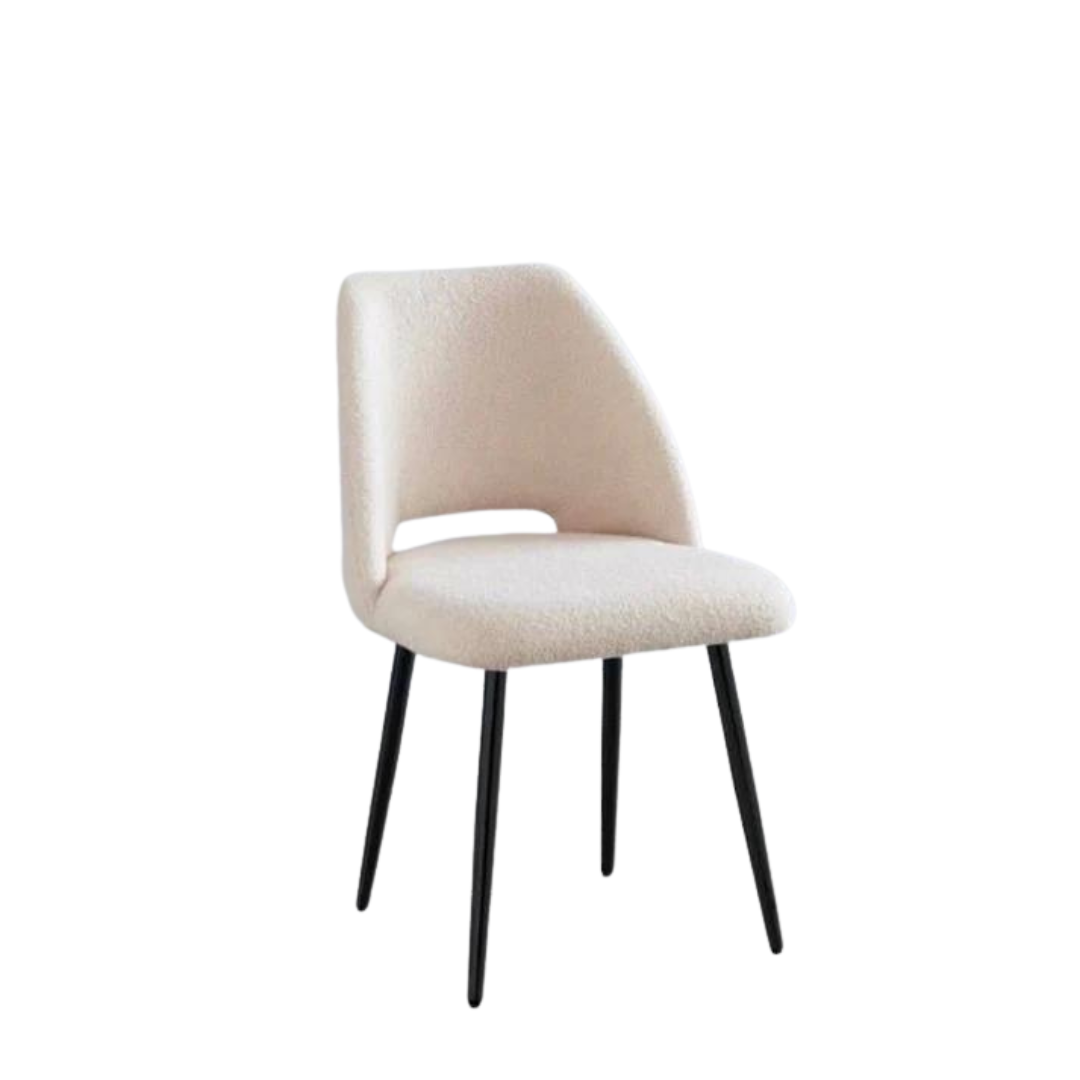 Chaise AVA laine bouclée