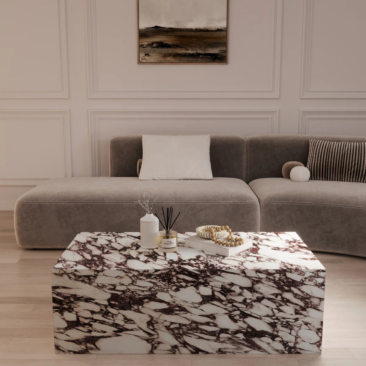Table basse Bloc Marbre Calacatta