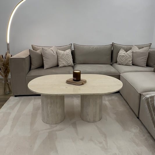 Table basse Ovale marbre silvia