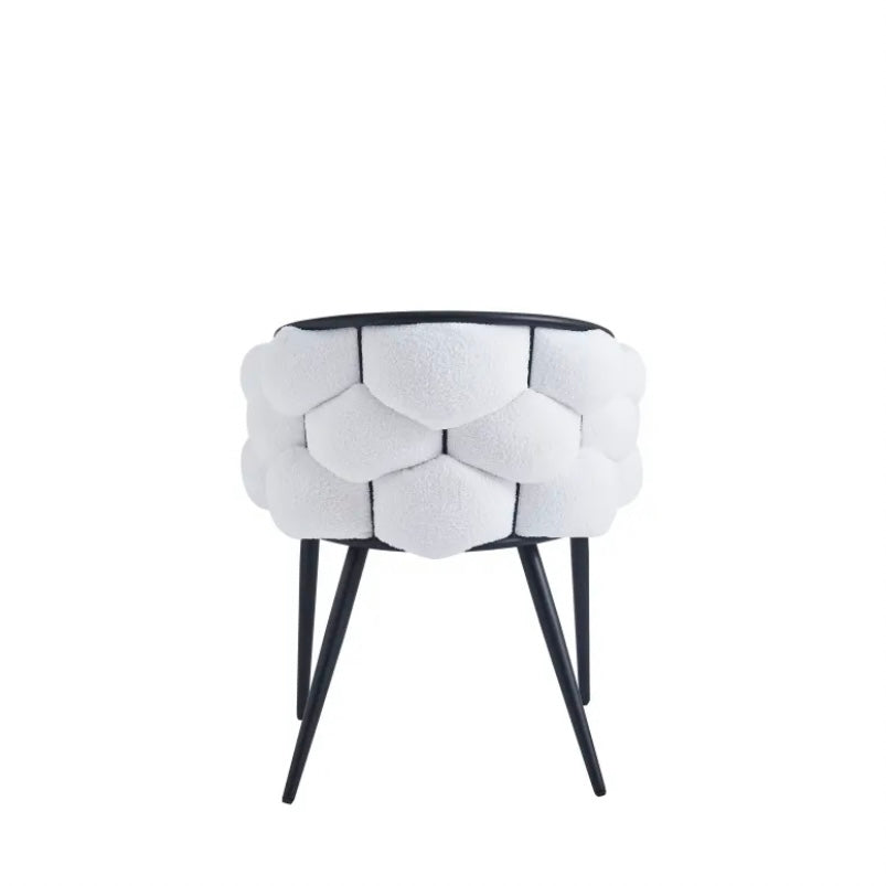 Chaise BALLON laine bouclée