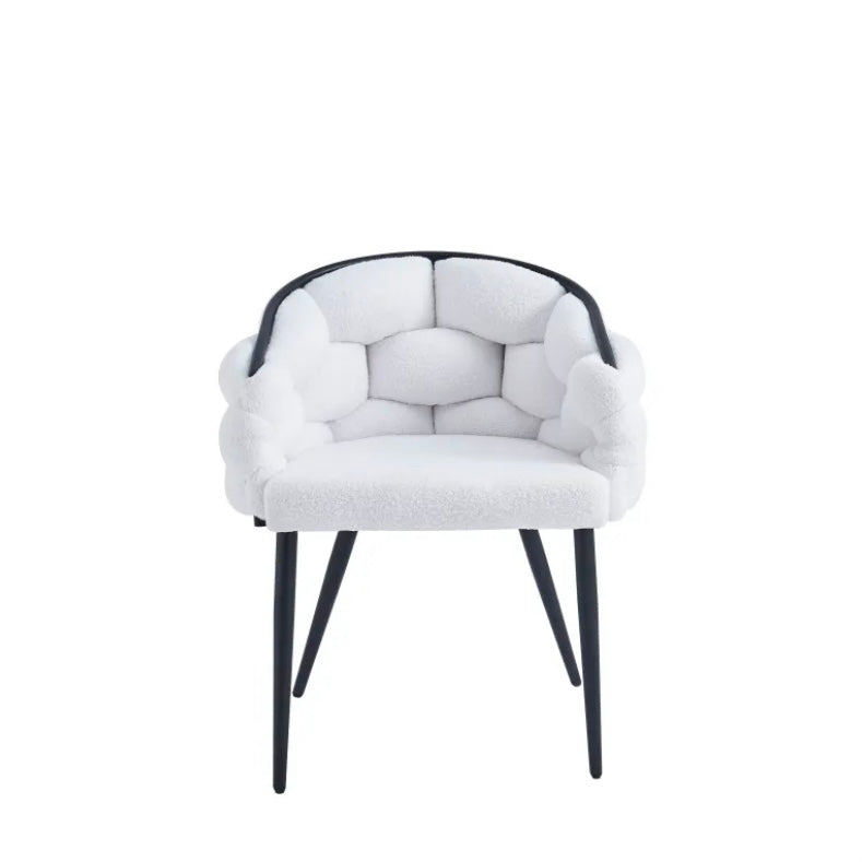 Chaise BALLON laine bouclée