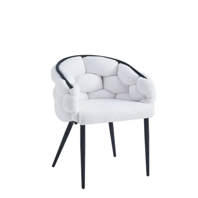 Chaise BALLON laine bouclée