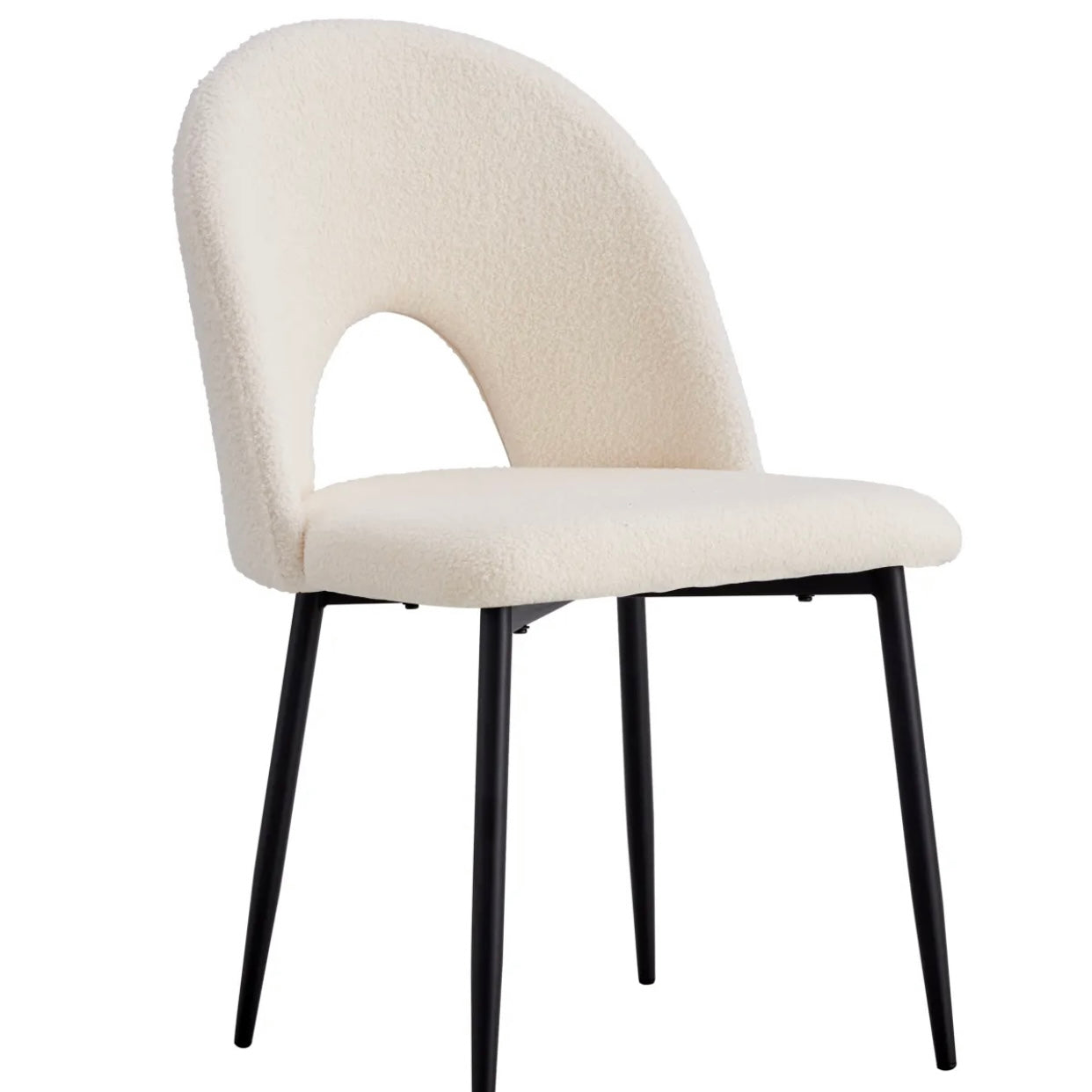 Chaise TEDDY laine bouclée