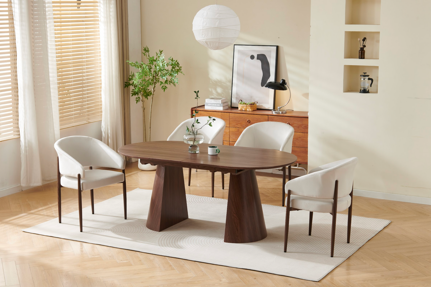Table à manger extensible Alba