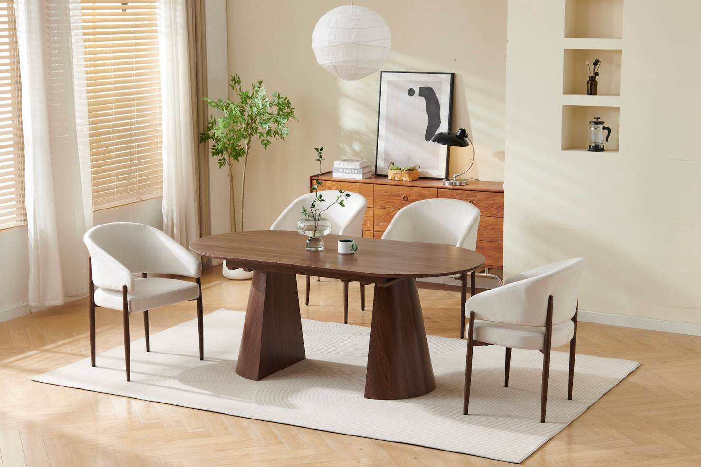 Table à manger extensible Alba