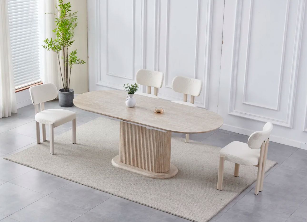 Table à manger VANESSA extensible