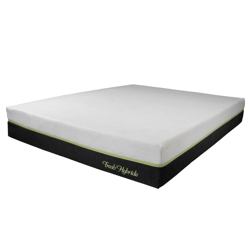 Matelas Fresh Hybride Aloe Vera Angels - 27 cm - Hybride - Confort 5 Zones