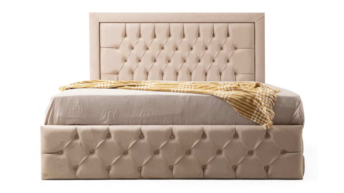 CADRE DE LIT ROMA BEIGE