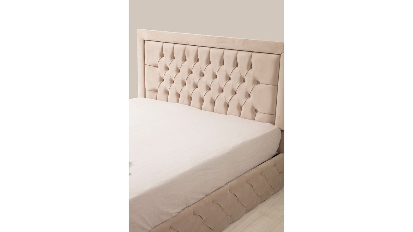 CADRE DE LIT ROMA BEIGE