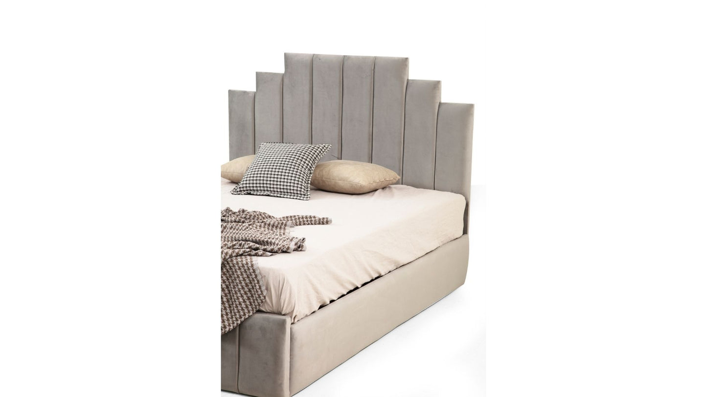 CADRE DE LIT NATURA GRIS