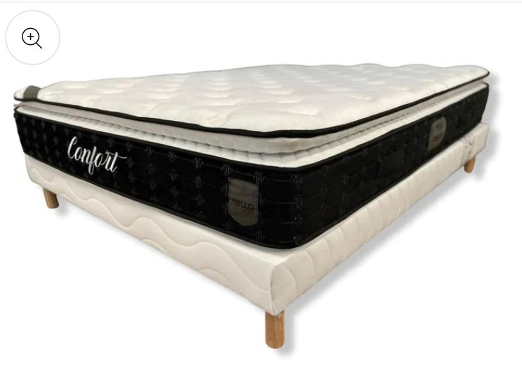 SOMMIER + Matelas Confort Ressort | Épaisseur 32 cm