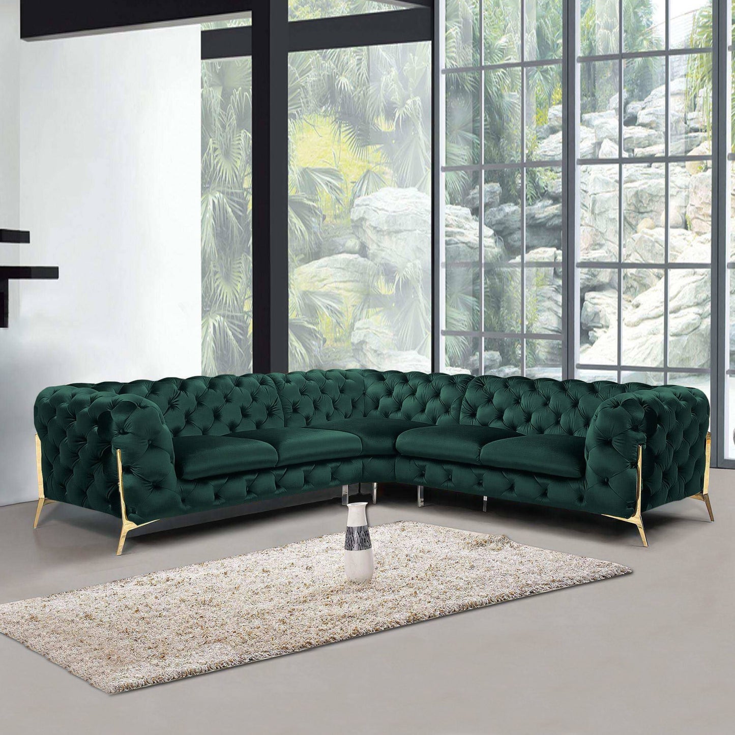 CANAPE ANGLE CHESTERFILD
