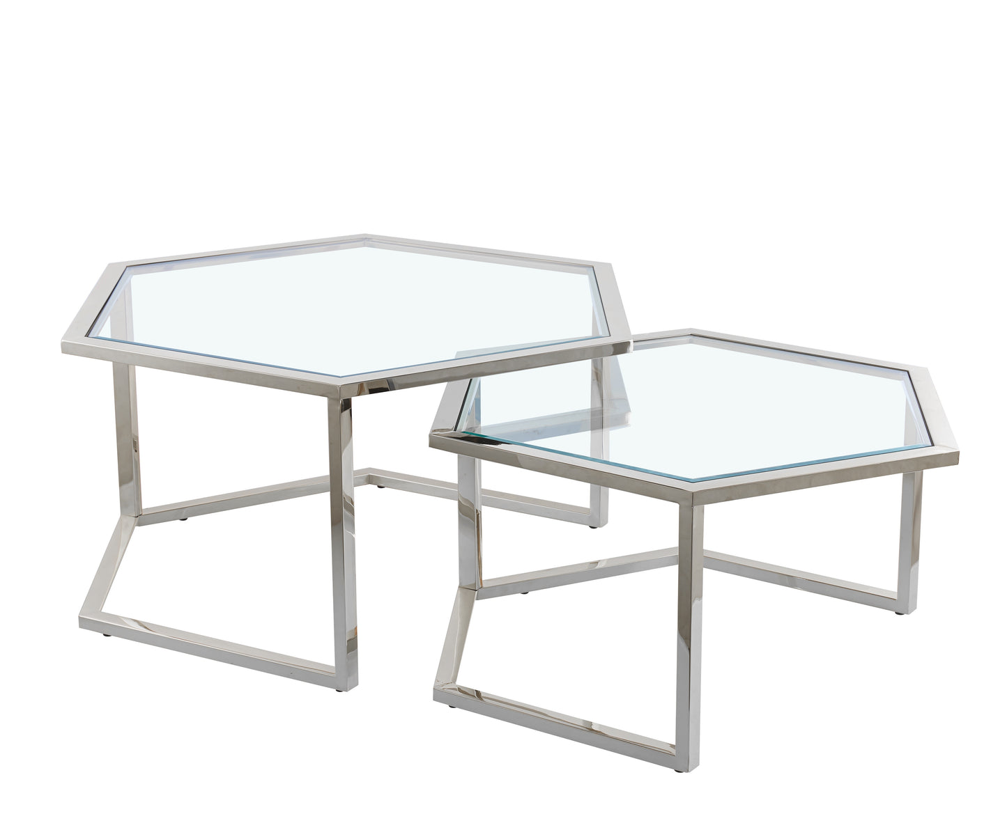 Table basse gigogne Hexagona