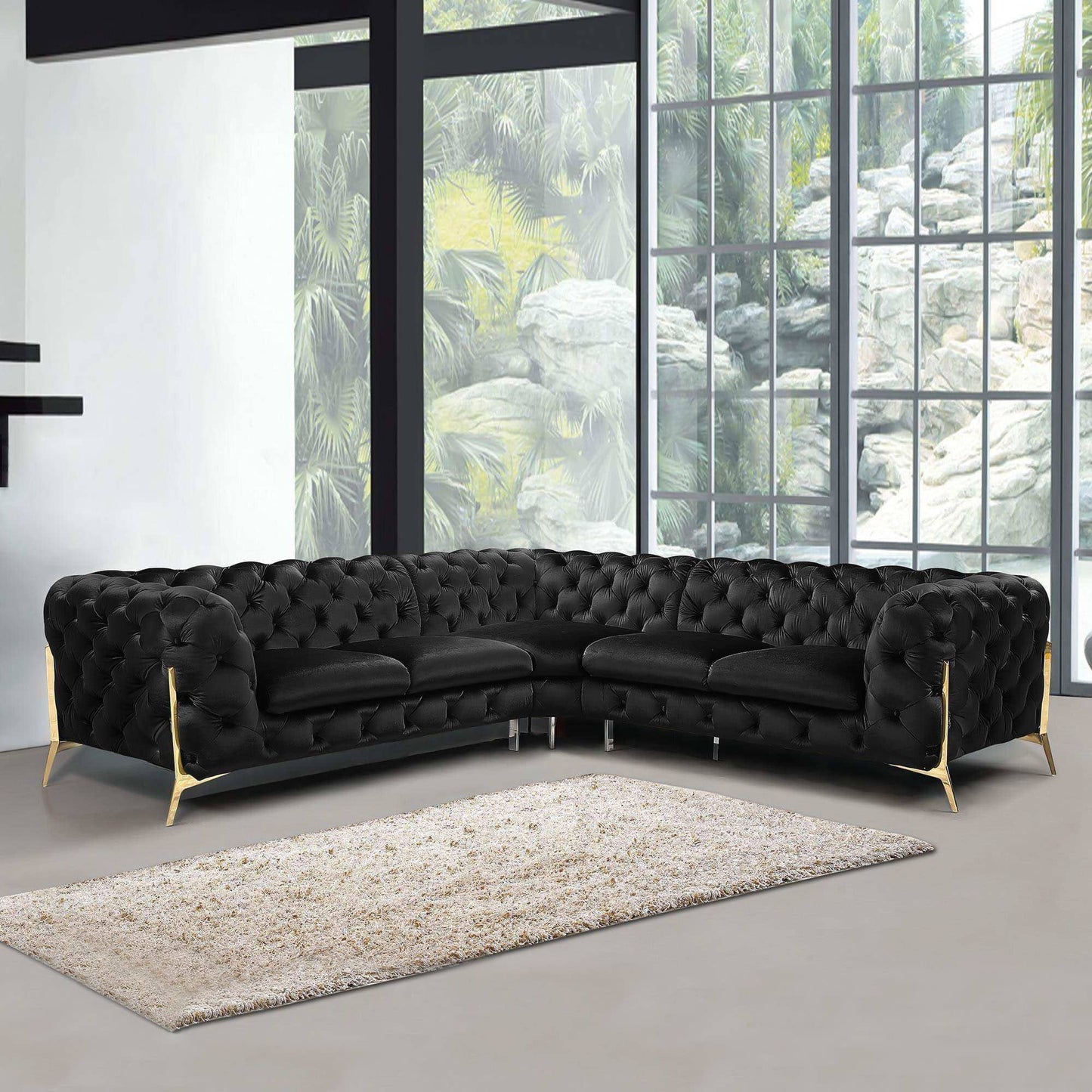 CANAPE ANGLE CHESTERFILD