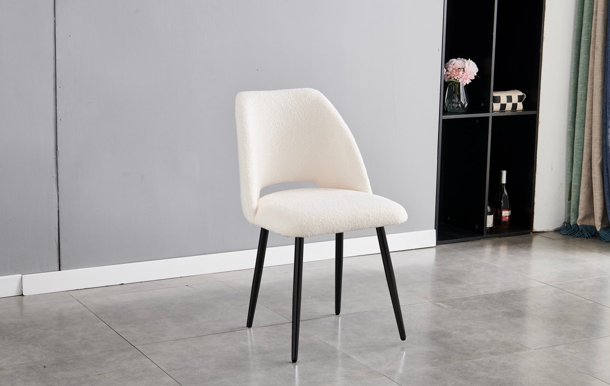 Chaise AVA laine bouclée