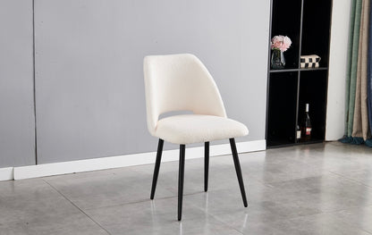 Chaise AVA laine bouclée