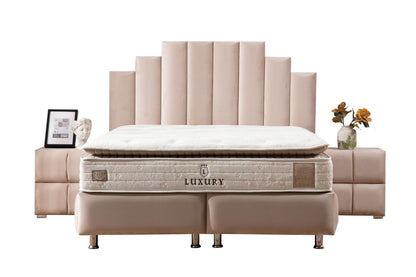 Lit Coffre NATURA Velours