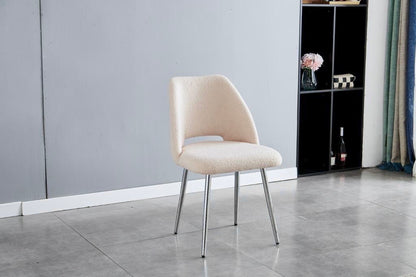 Chaise AVA laine bouclée