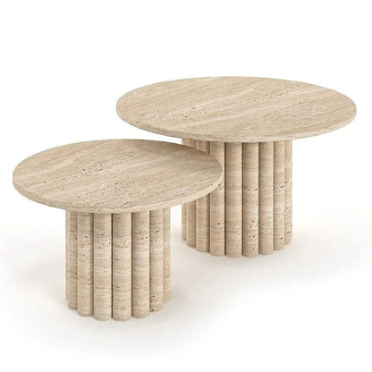 Table basse Gigogne travertin