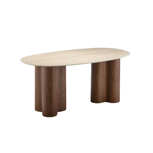 Table à manger OSLO Brown Ovale