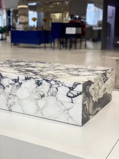 Table basse Bloc Marbre Calacatta