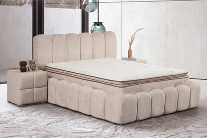 Lit coffre Alya marbella beige