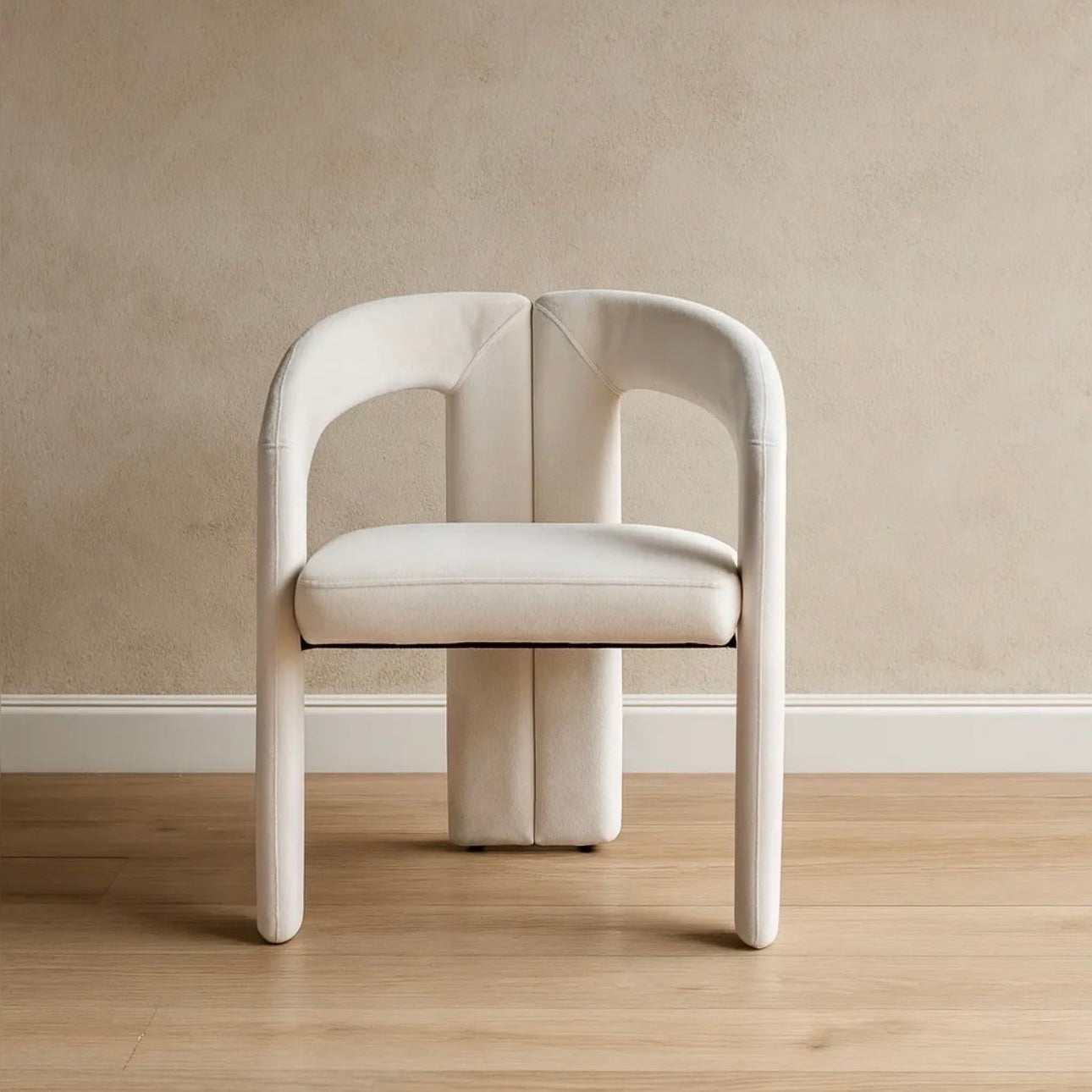 Chaise ONIXIA - velours beige