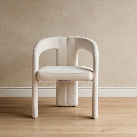 Chaise ONIXIA - velours beige