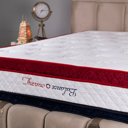 Matelas Thermo Balance Angels Mattress - Confort Été/Hiver, Double Face Thermo-Équilibré, 34 cm d'Épaisseur
