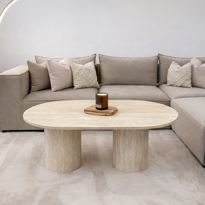 Table basse Ovale marbre silvia