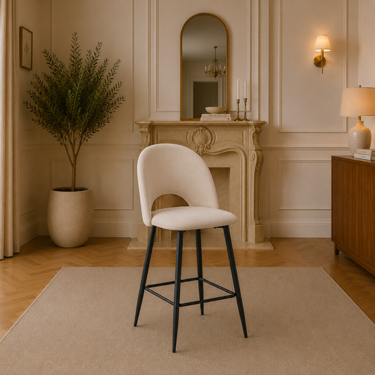 Chaise de bar Teddy