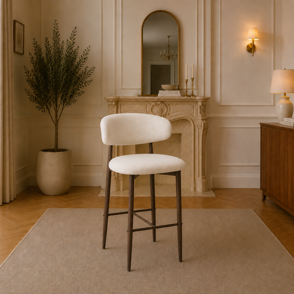 Chaise de bar Lucile