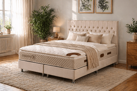 Lit coffre Hugo beige