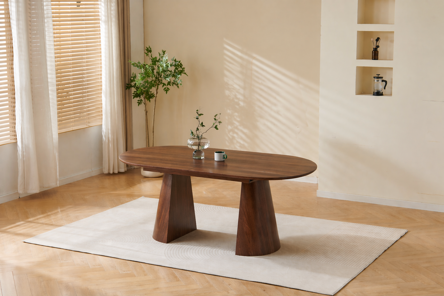 Table à manger extensible Alba
