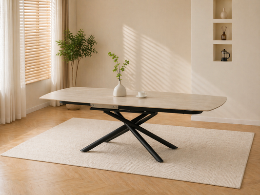 Table à manger extensible Nysa