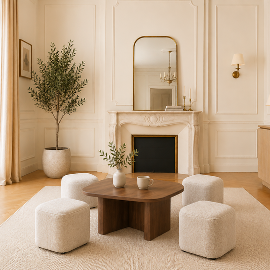 Table basse Poufs