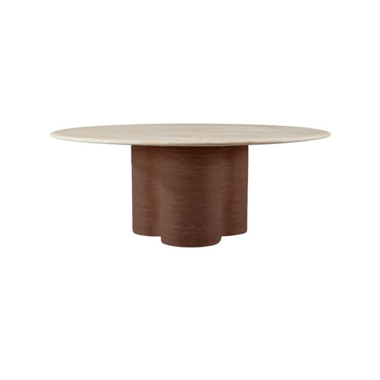 Table à manger OSLO Brown ronde