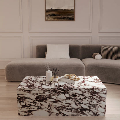 Table basse Bloc Marbre Calacatta