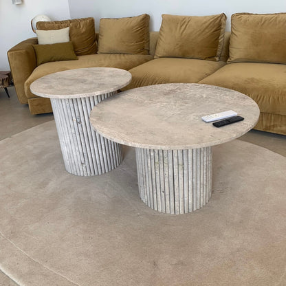 Table basse Gigogne travertin