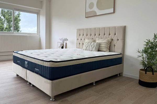 Lit coffre Hugo beige
