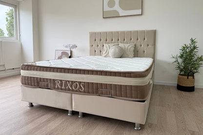 Lit coffre Hugo beige