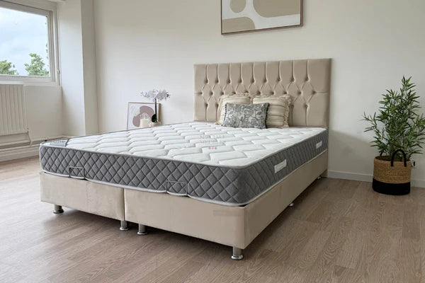 Lit coffre Hugo beige